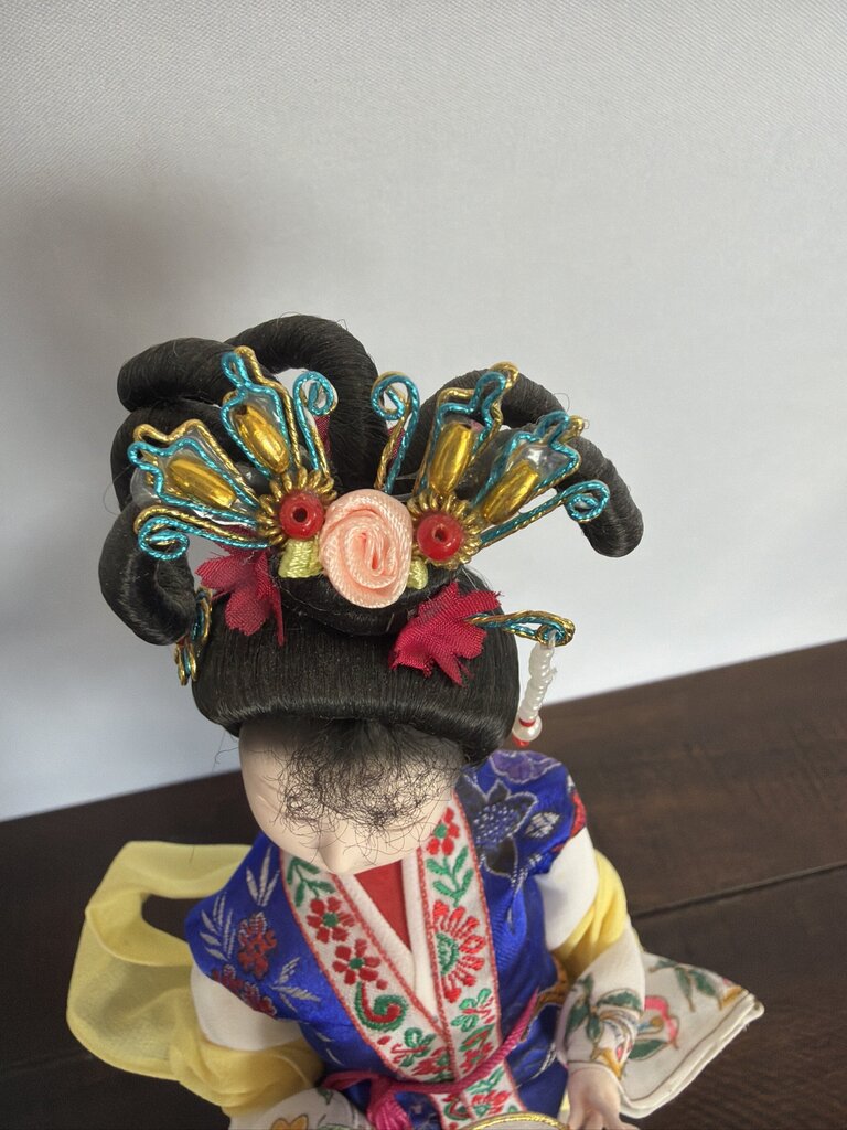 Vintage Chinese Doll W/ Box- 5X5X12