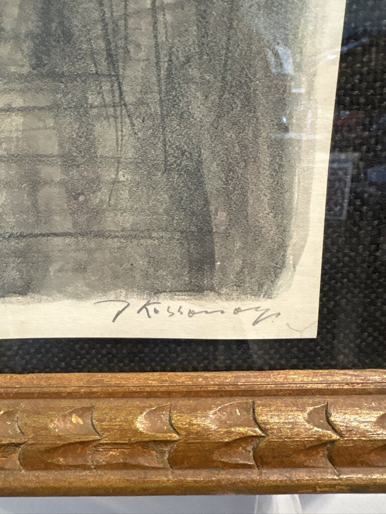 Signed Musical Print By Joseph Kossonogi- 19X23