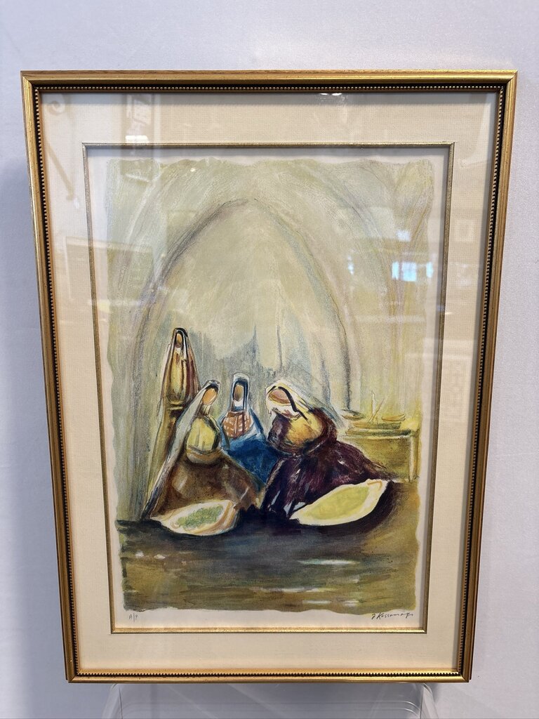 "The Haraum" Figures of Women By Joseph Kossonogi A/P- 17X23.5
