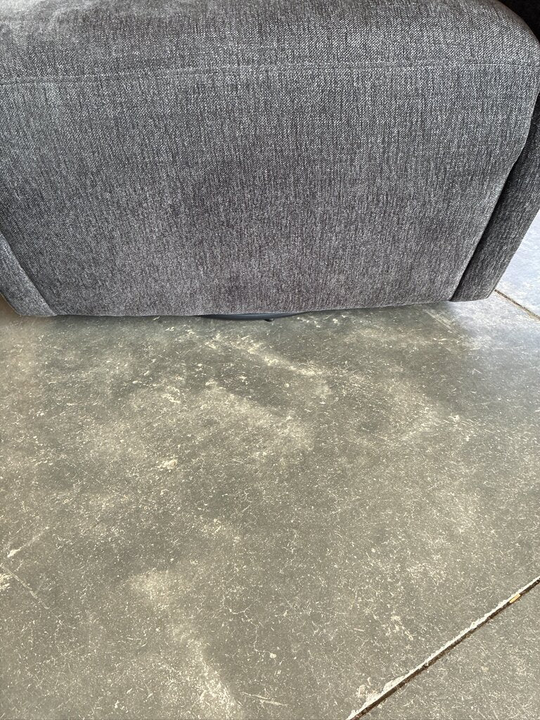 Lily Swivel Chair in Vashon Charcoal 33X37X32H