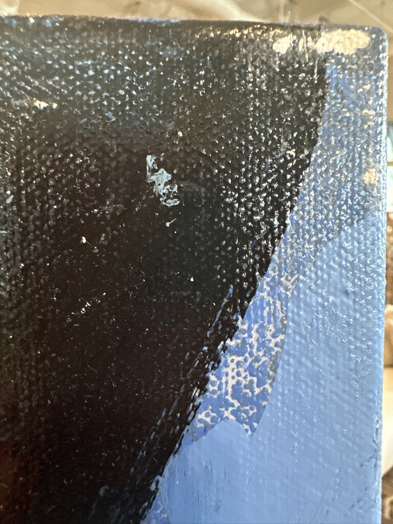 Original Blue/Purple Saguaro Art By Jack Rickard - 36X36H