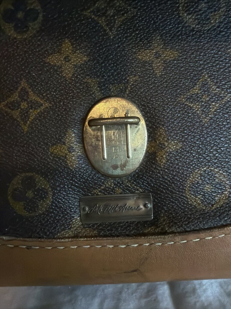 Vintage Louis Vuitton French Company Monogram Cosmetic Vanity Train Case