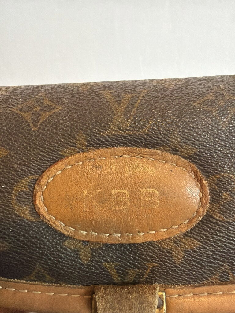 Vintage Louis Vuitton French Company Monogram Cosmetic Vanity Train Case