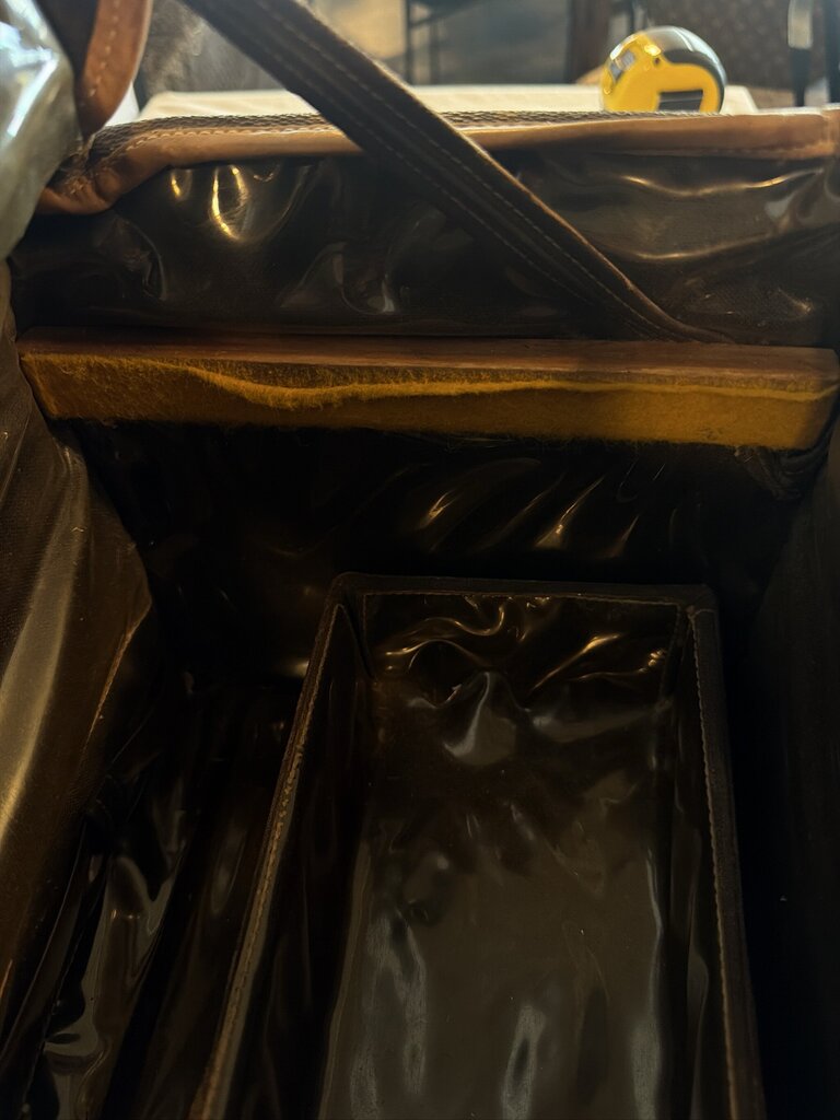 Vintage Louis Vuitton French Company Monogram Cosmetic Vanity Train Case