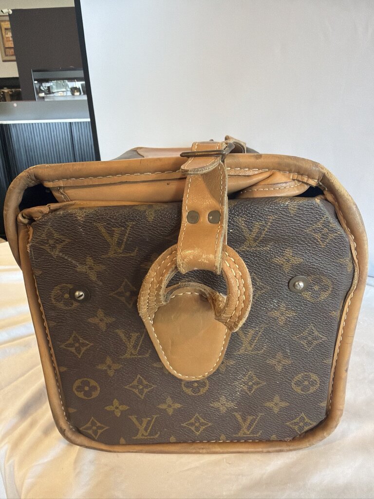 Vintage Louis Vuitton French Company Monogram Cosmetic Vanity Train Case