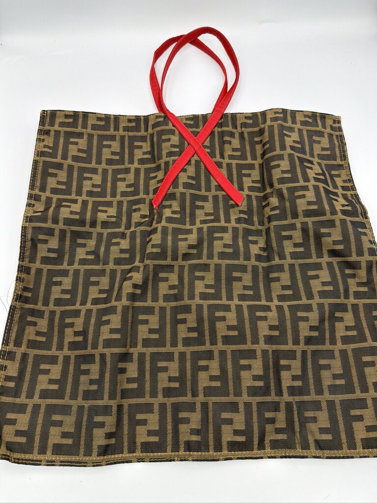 Fendi Zucca FF Jacquard Shopper Tote Bag