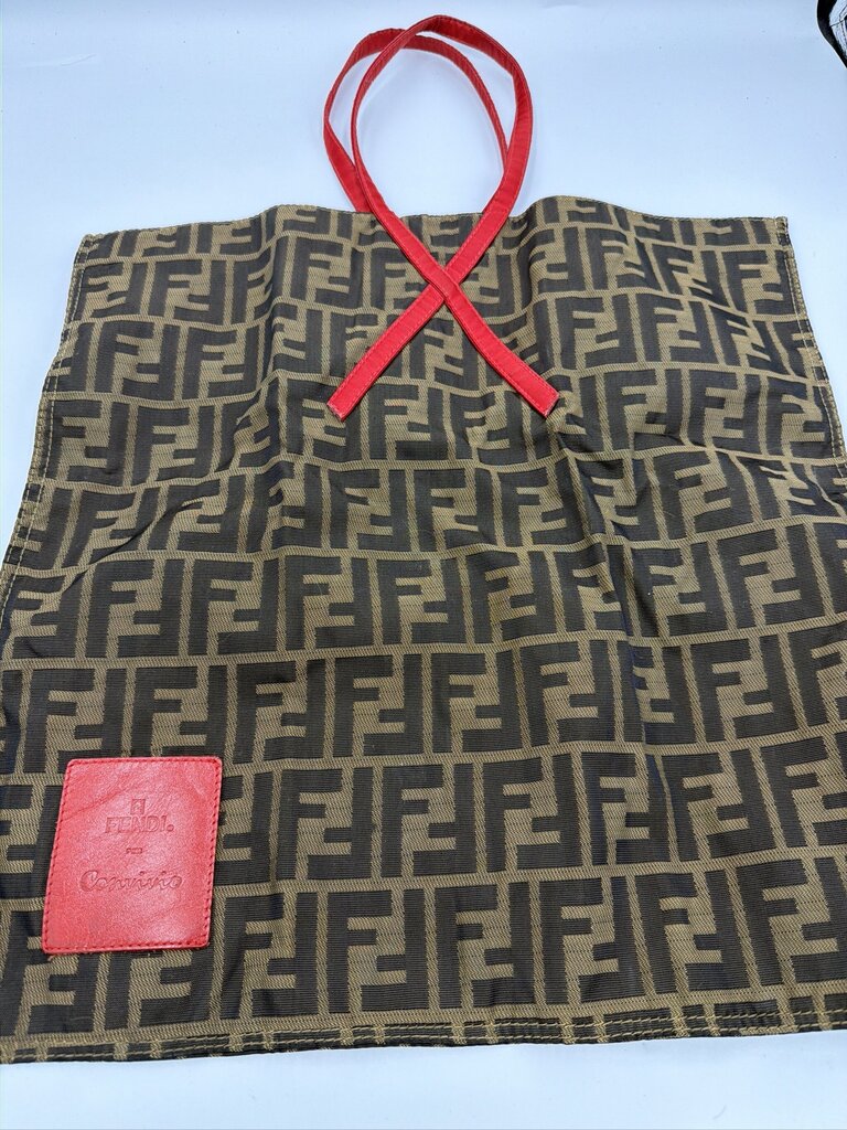 Fendi Zucca FF Jacquard Shopper Tote Bag