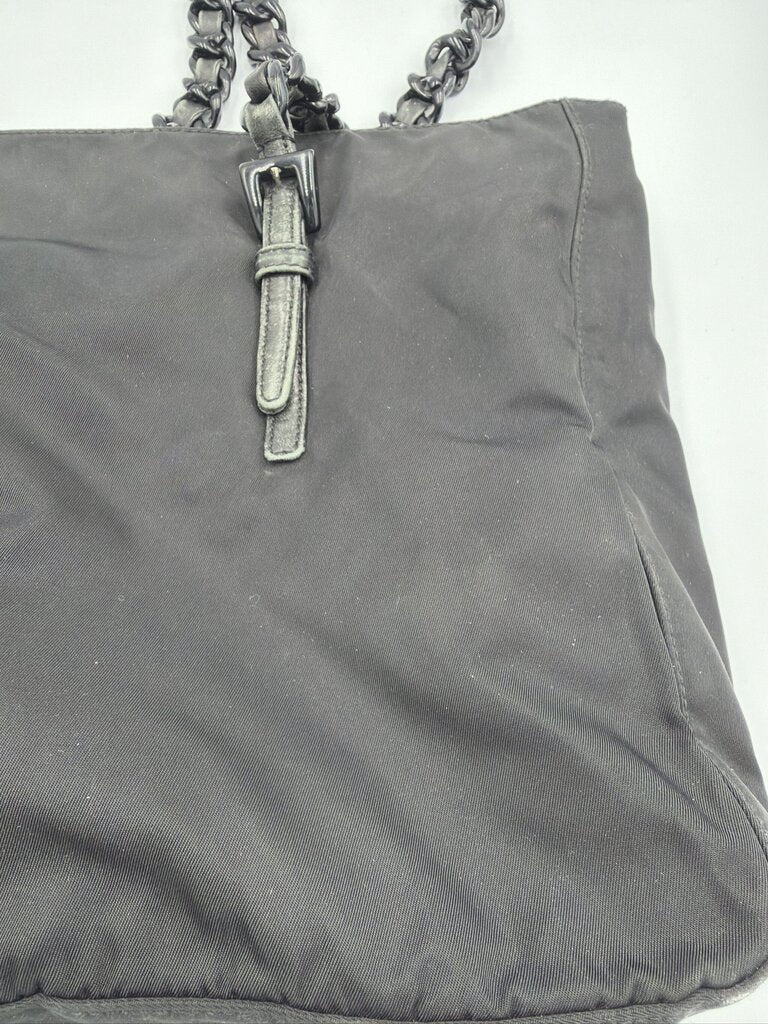 Prada Tessuto Nylon Chain Shoulder Bag