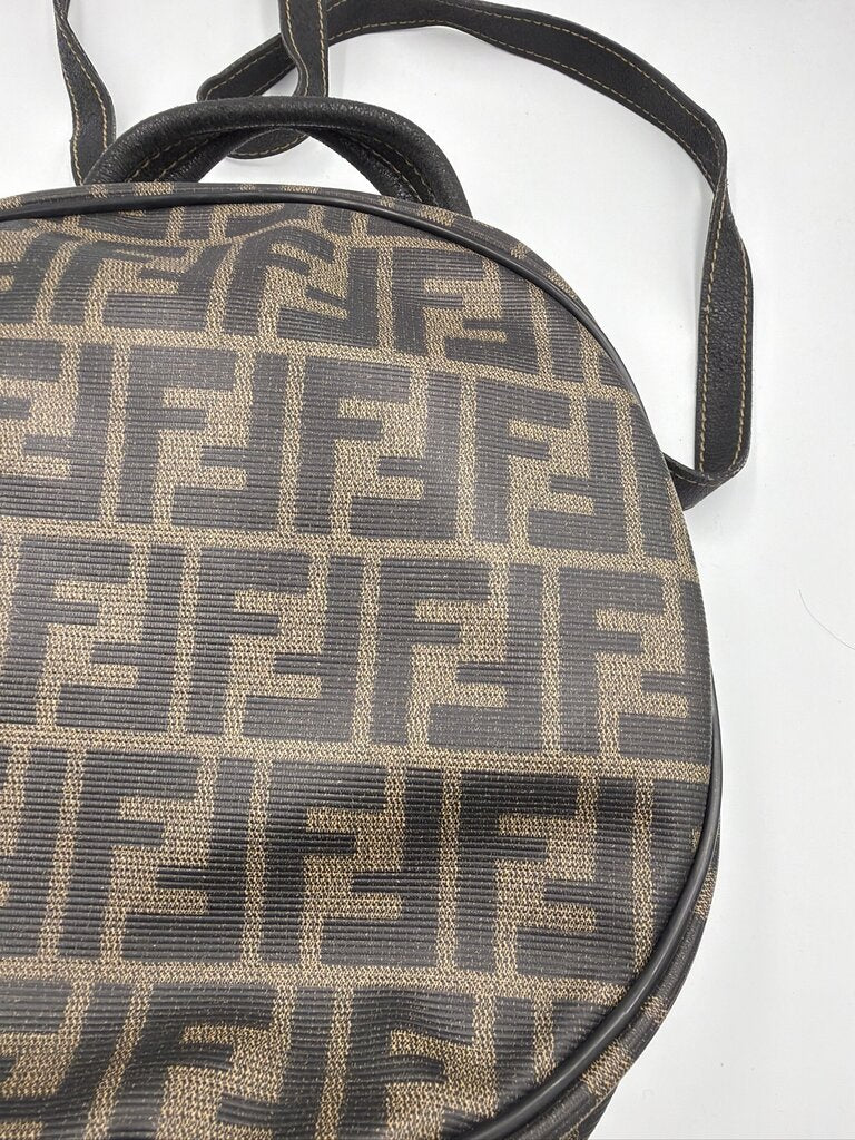 Fendi Vintage Zucca Canvas Circular Bag