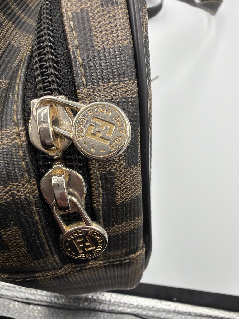 Fendi Vintage Zucca Canvas Circular Bag