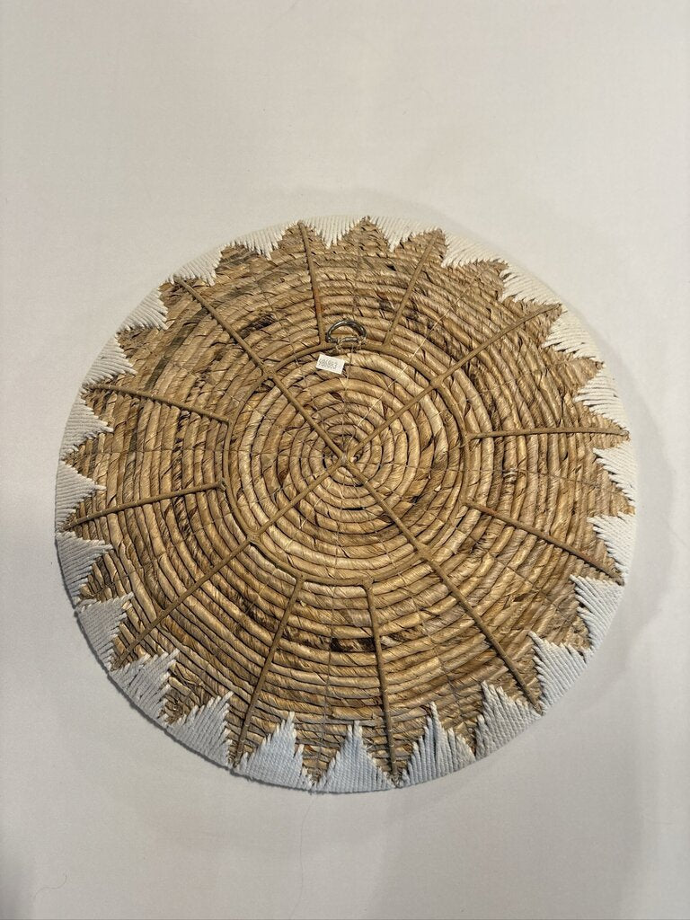 Pottery Barn Sunny Handwoven Basket Wall Art- 20X20X5