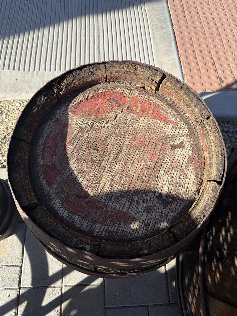 Vintage Arnold's Pickles Olive Barrel - 15x15X21.5H