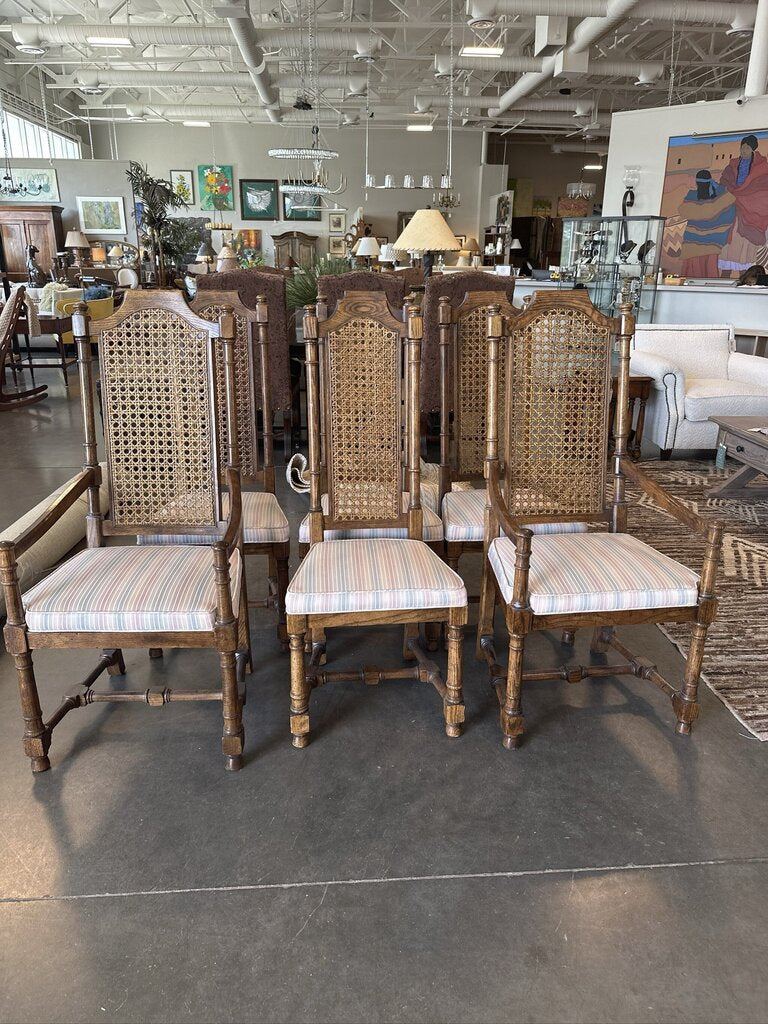 Vintage Herringbone Wood Oval Extension Dining Set-42X52-86X30