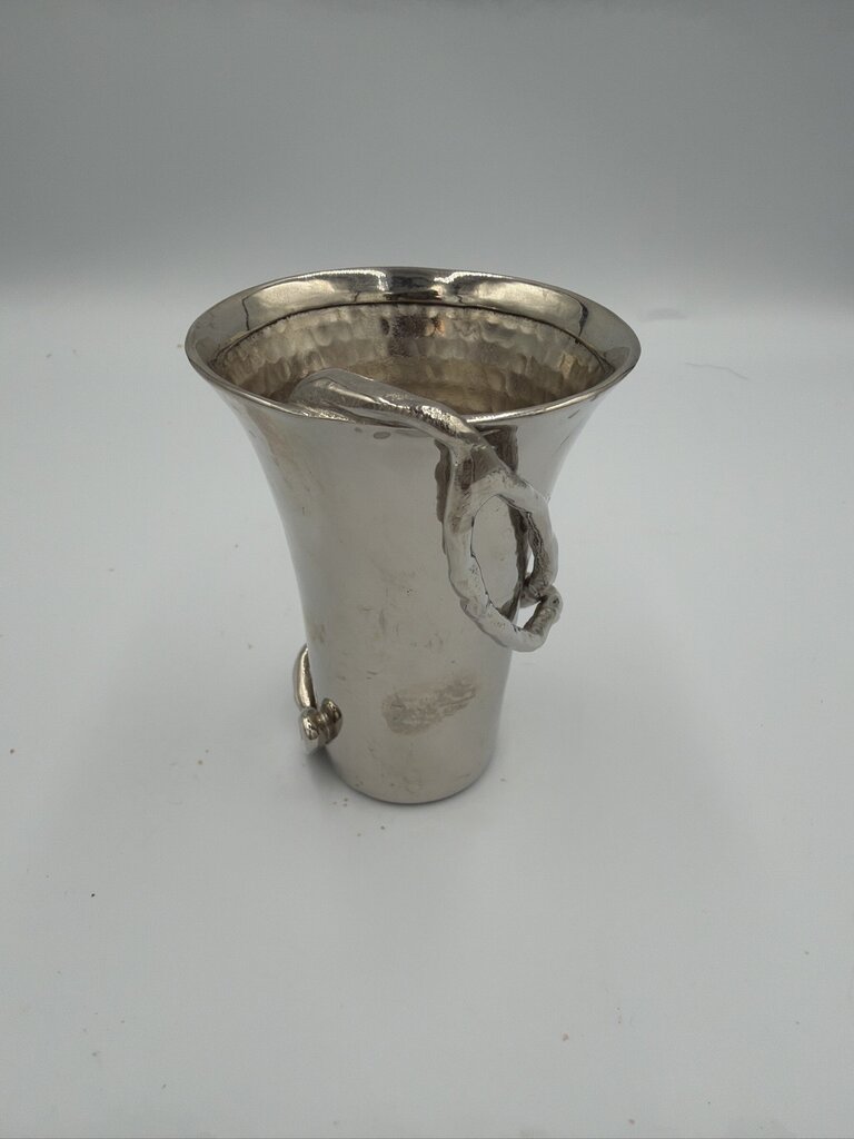 Michael Aram 'Wisteria' Collection Hammered Nickel Vase- 3X3X4