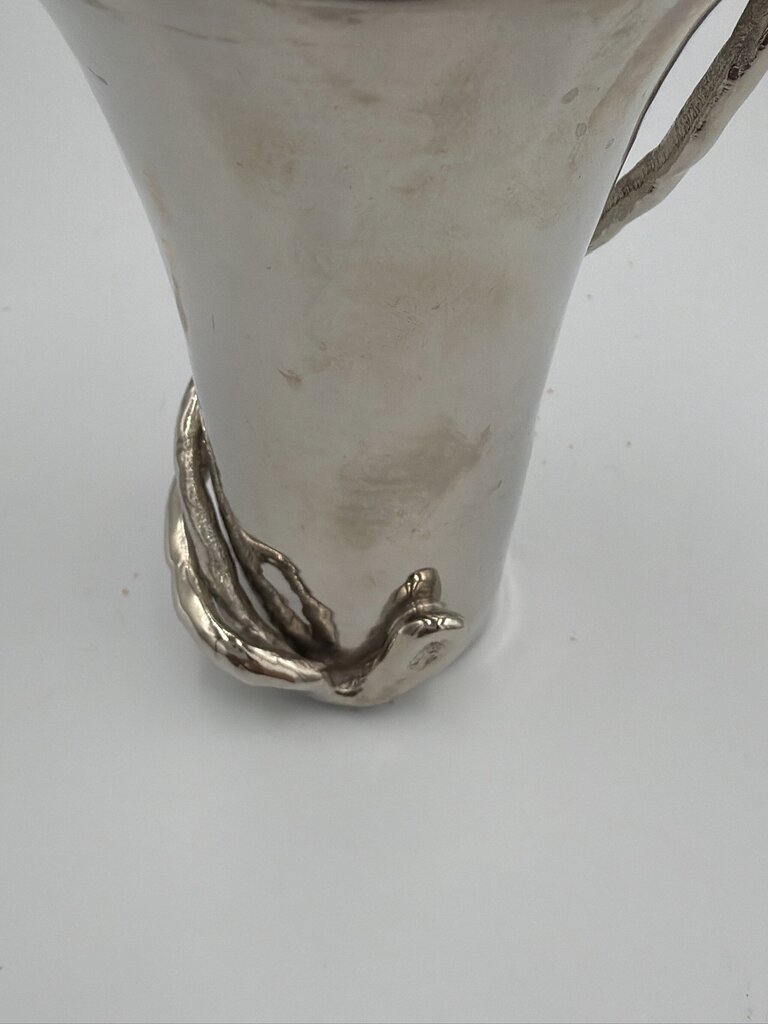Michael Aram 'Wisteria' Collection Hammered Nickel Vase- 3X3X4