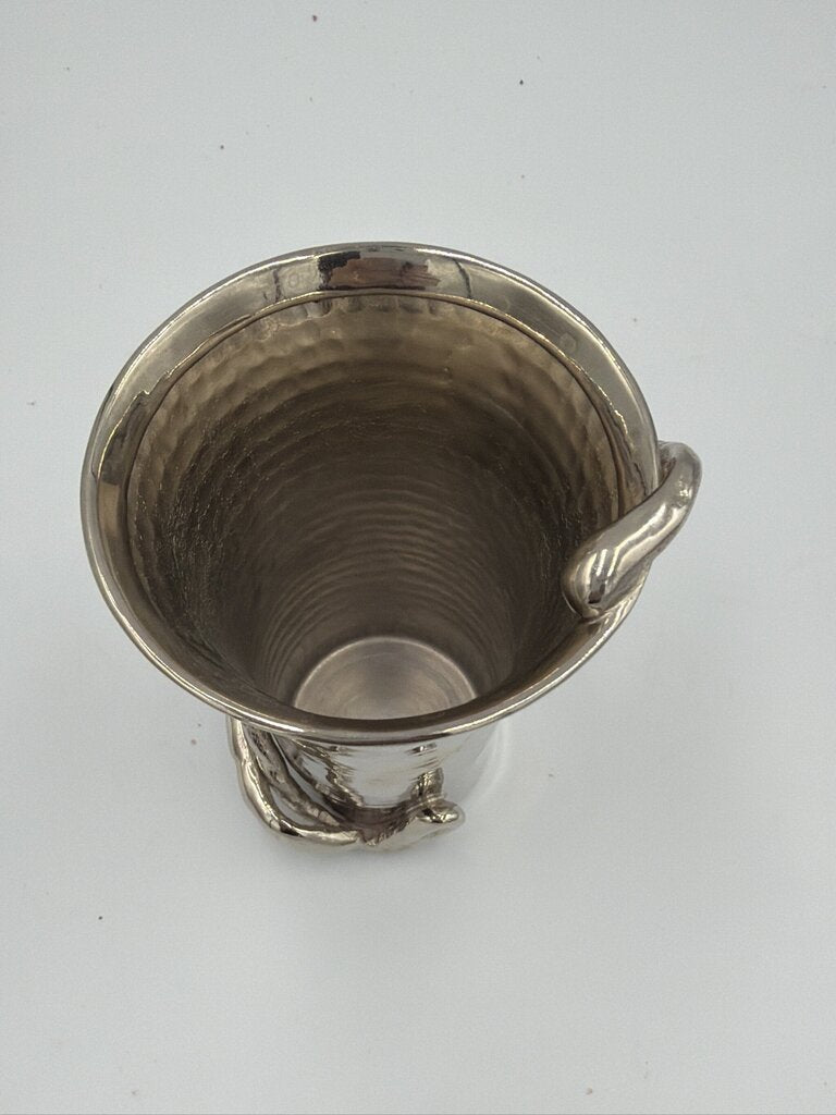 Michael Aram 'Wisteria' Collection Hammered Nickel Vase- 3X3X4