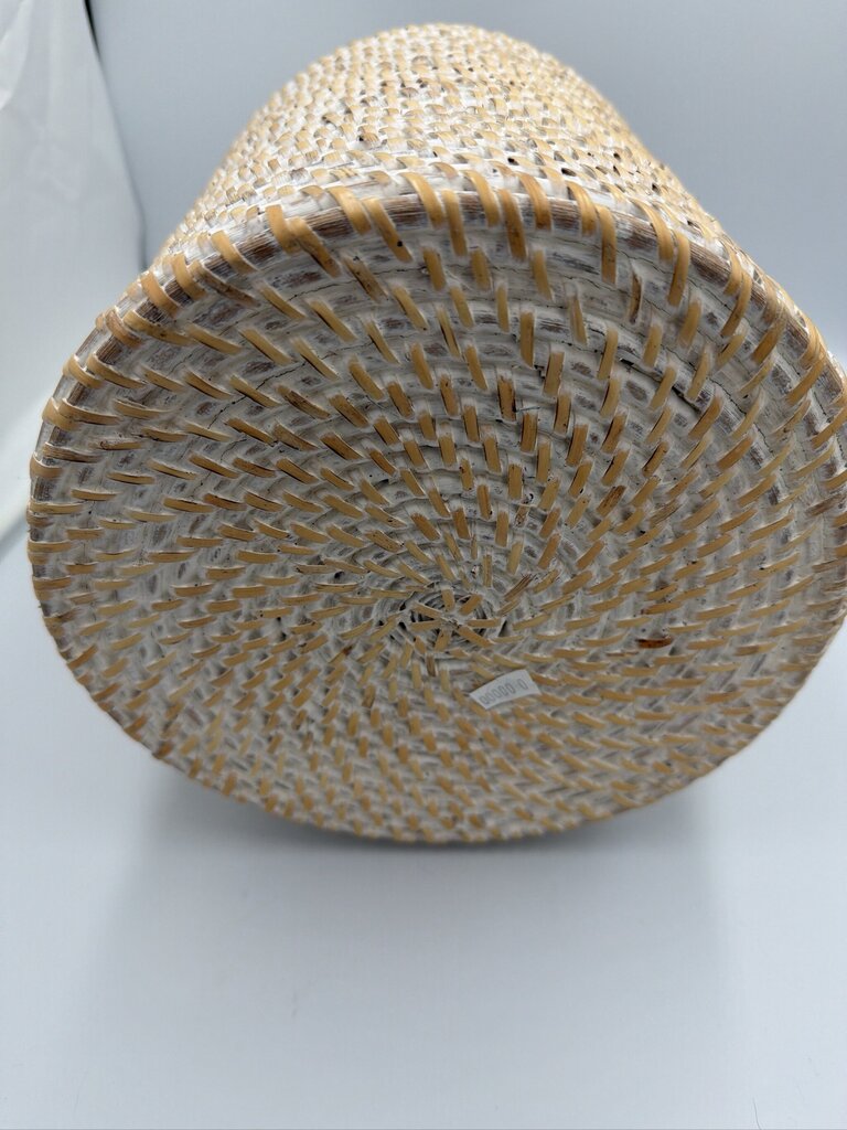 Artifacts Trading Company Rattan Round Basket- 9X9X9.5