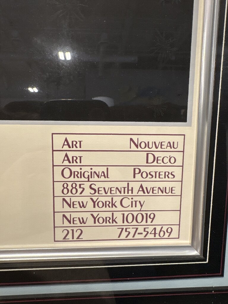 Park South Gallery at Carnegie Hall by Patrick Nagel - 20.5X26H