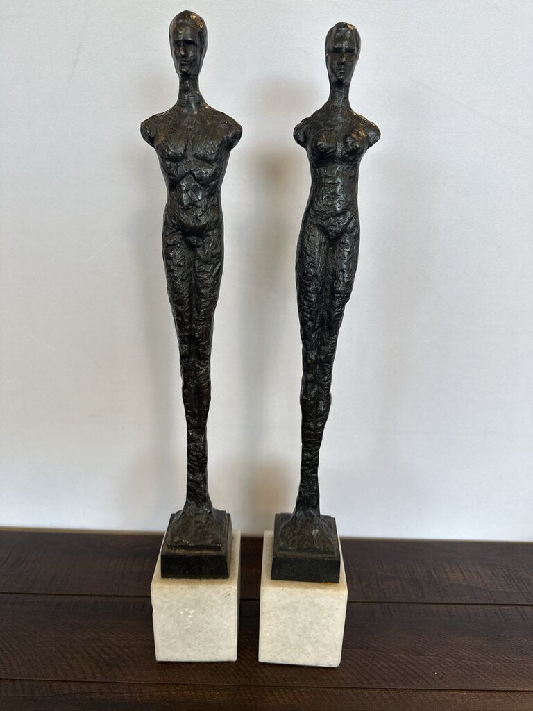 Global Views Statues Man & Woman - 3X3X21