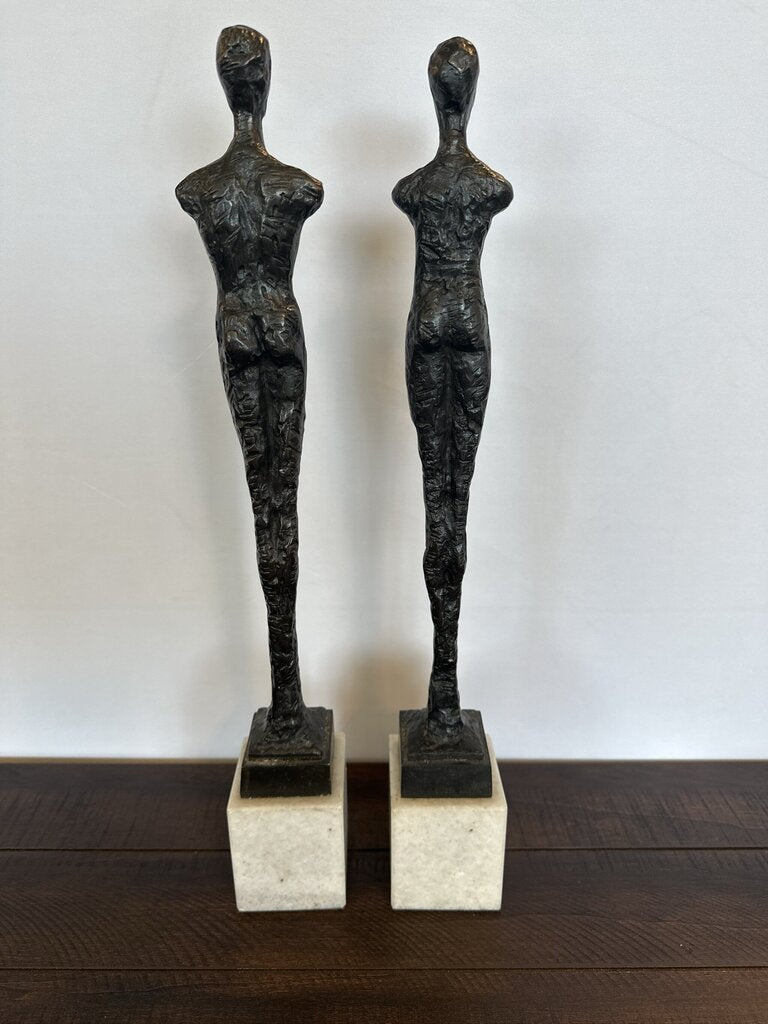 Global Views Statues Man & Woman - 3X3X21