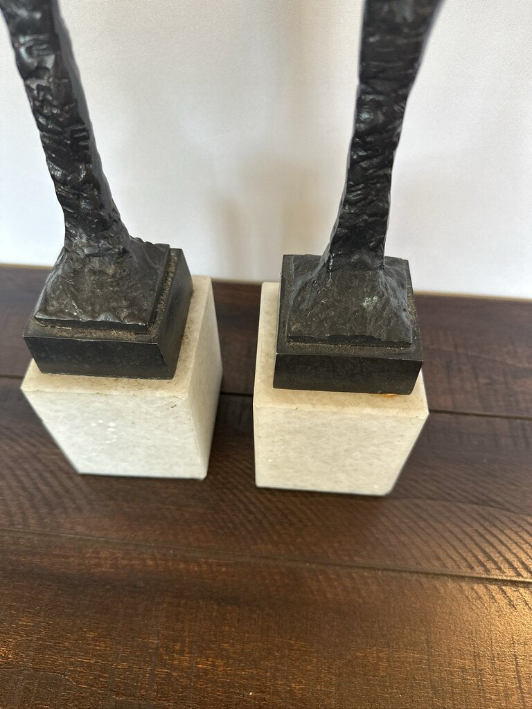 Global Views Statues Man & Woman - 3X3X21
