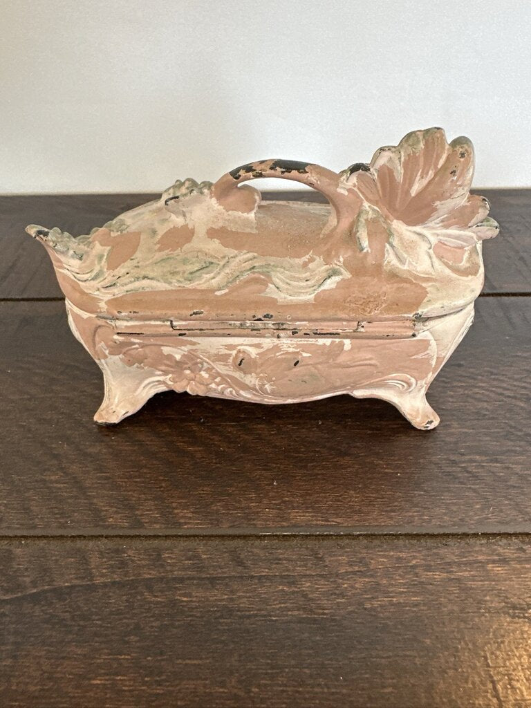 JB Jennings Bros. Vintage Art Nouveau Jewelry Box- 5X2.5X3
