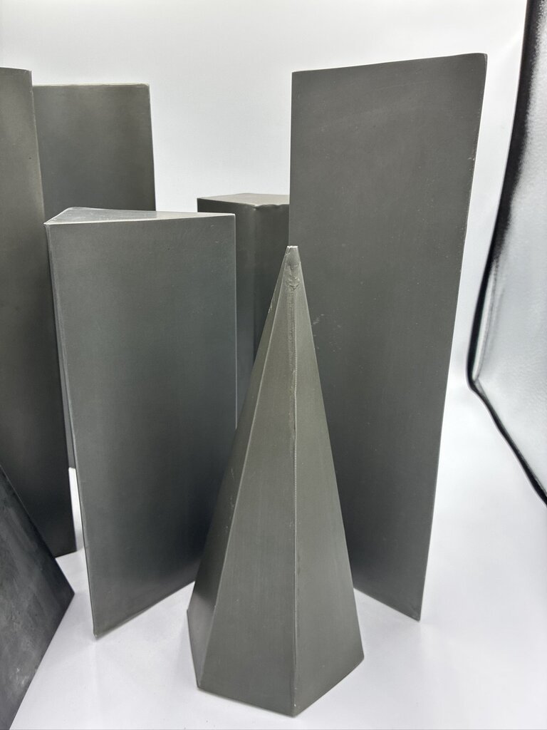 RH Metal Obelisks - Set of 7 - 4X4X12H