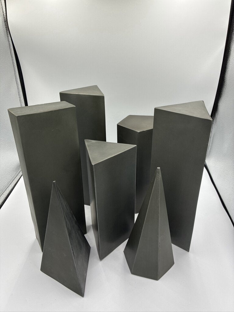 RH Metal Obelisks - Set of 7 - 4X4X12H