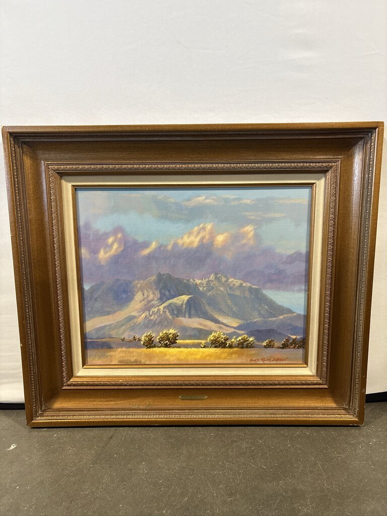 Below The Chisos Framed Art By James Ralph Johnson- 29X2X25