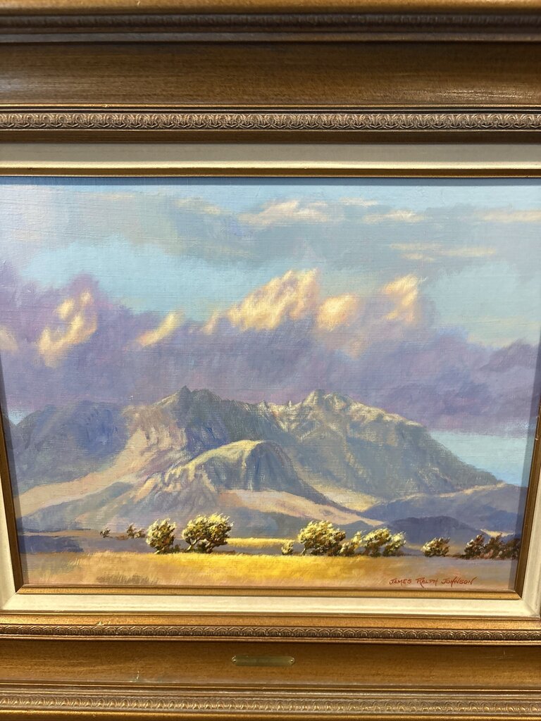 Below The Chisos Framed Art By James Ralph Johnson- 29X2X25