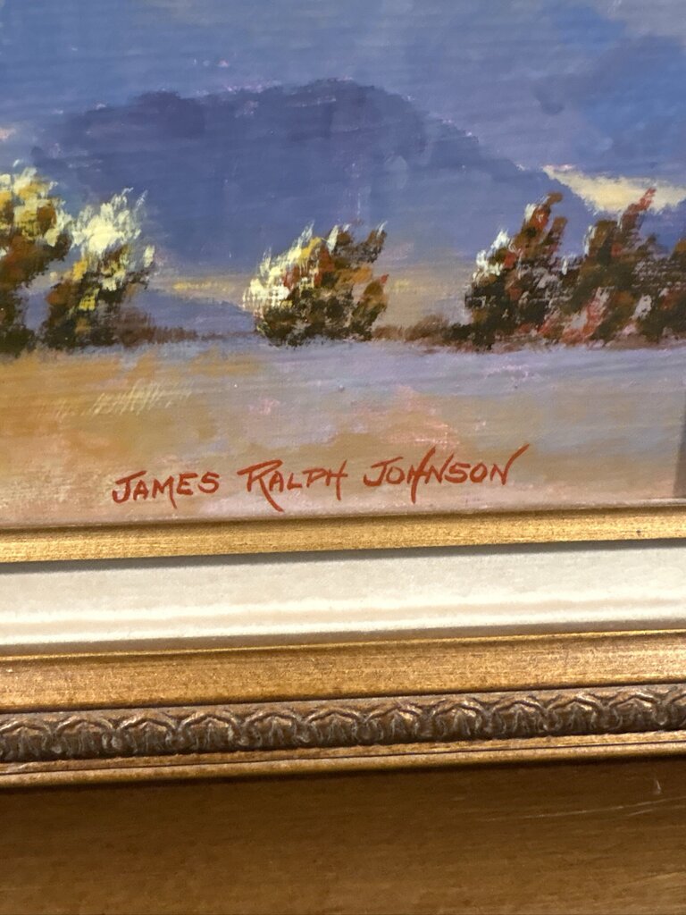 Below The Chisos Framed Art By James Ralph Johnson- 29X2X25