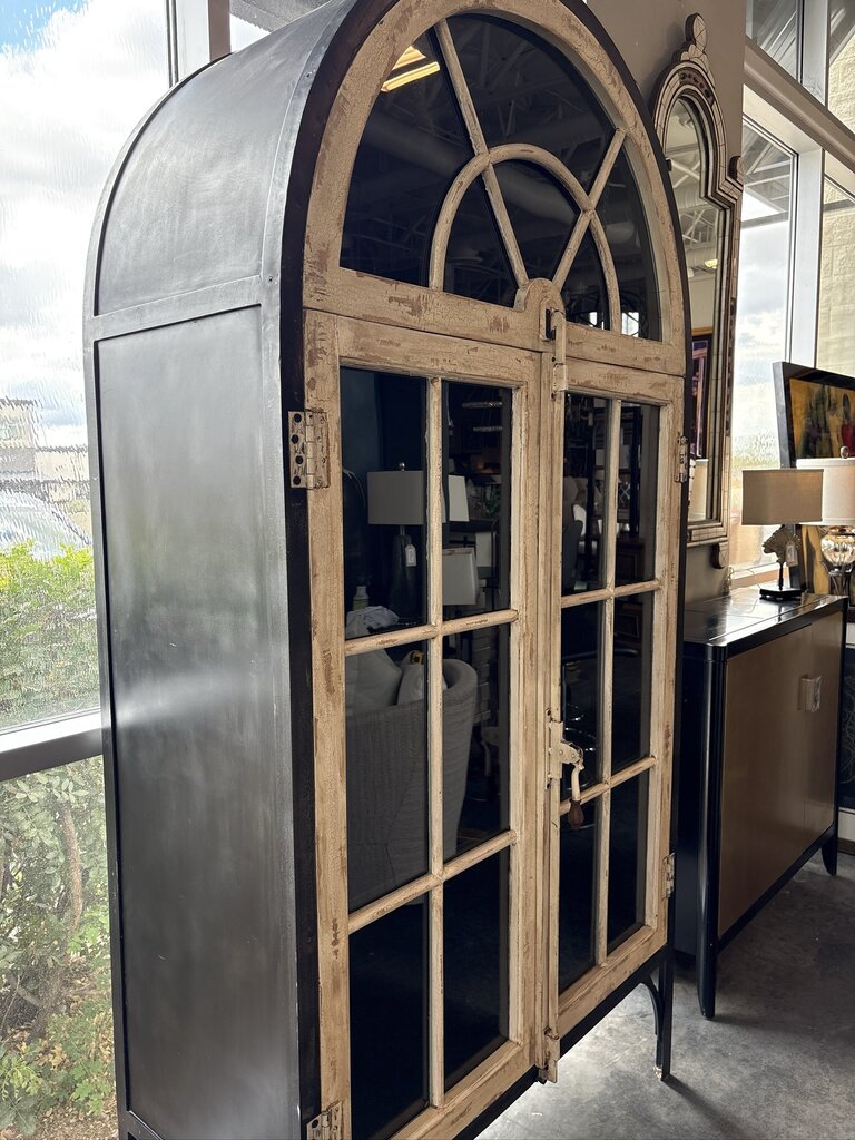 Restoration Hardware French Conservatory Cabinet - 48X21X94H