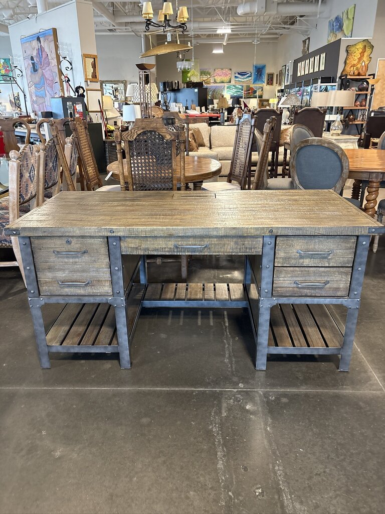 Artisan Revival Executive Desk - 66X30X30.5H