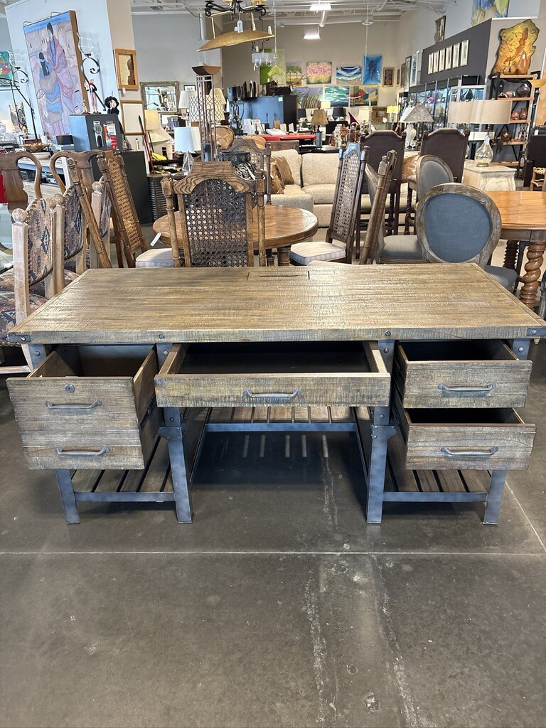 Artisan Revival Executive Desk - 66X30X30.5H