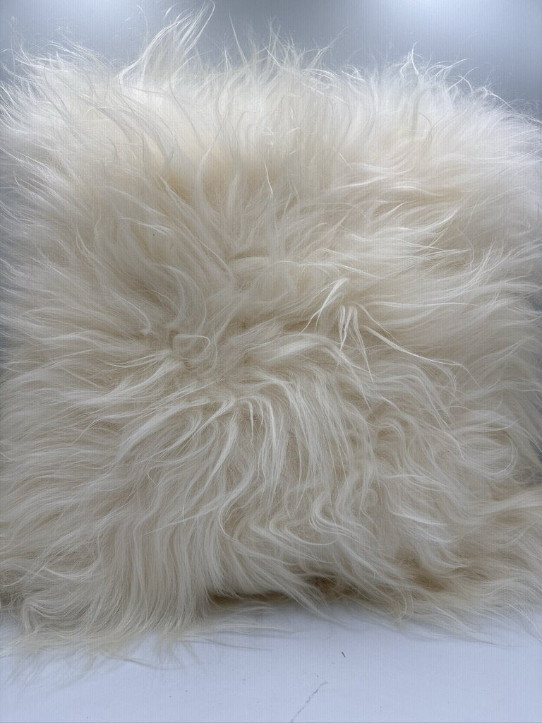 CB2 Icelandic Sheepskin Pillow |- 16X16H