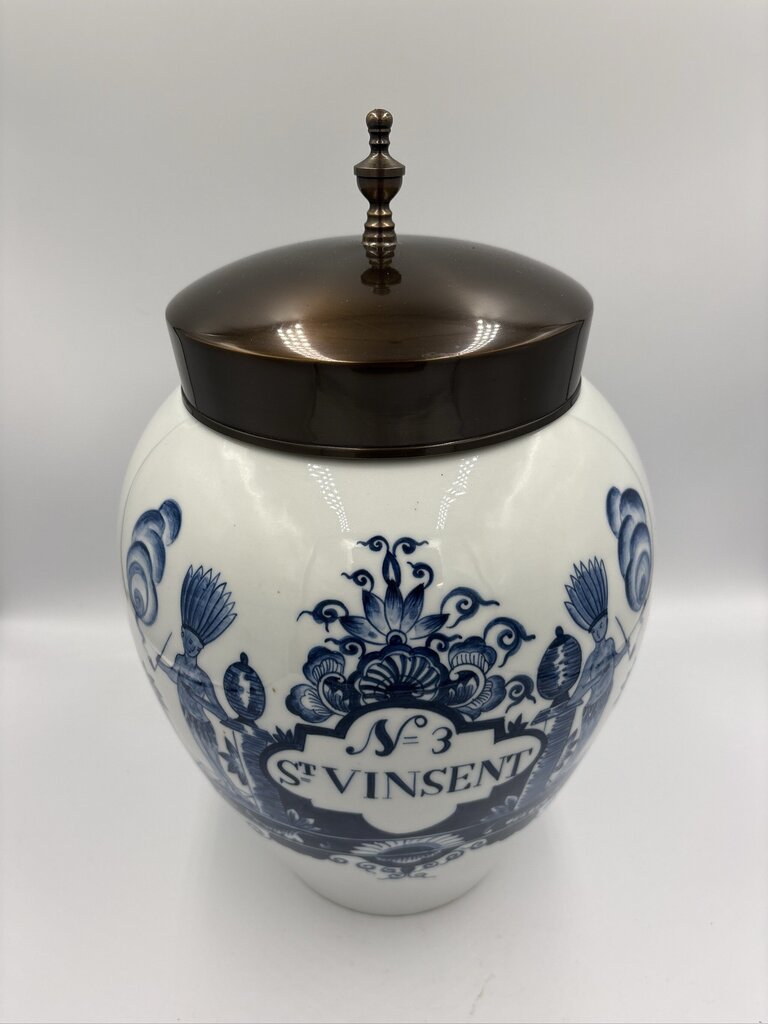 Authentic Models St. Vincent Dutch Tobacco Jar - 8X8X14H