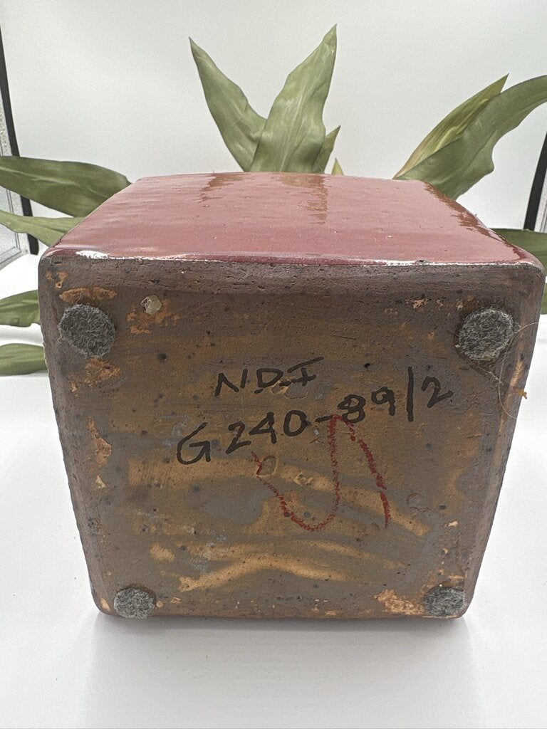 NDI Faux Bromeliad In Square Planter- 6X6X20
