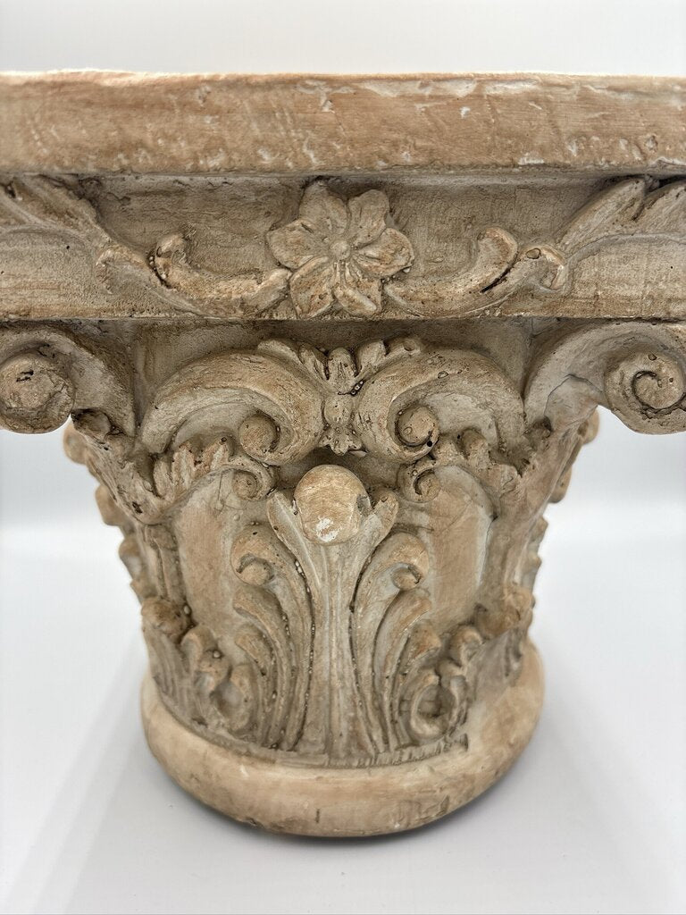 Ornate Plaster Pedestal- 10X10X9.