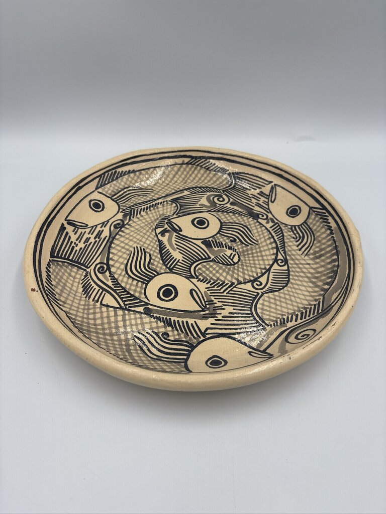 Luis Manuel Morales Mexican Ceramic Plates Set of 6 - 10.5X10.5X2