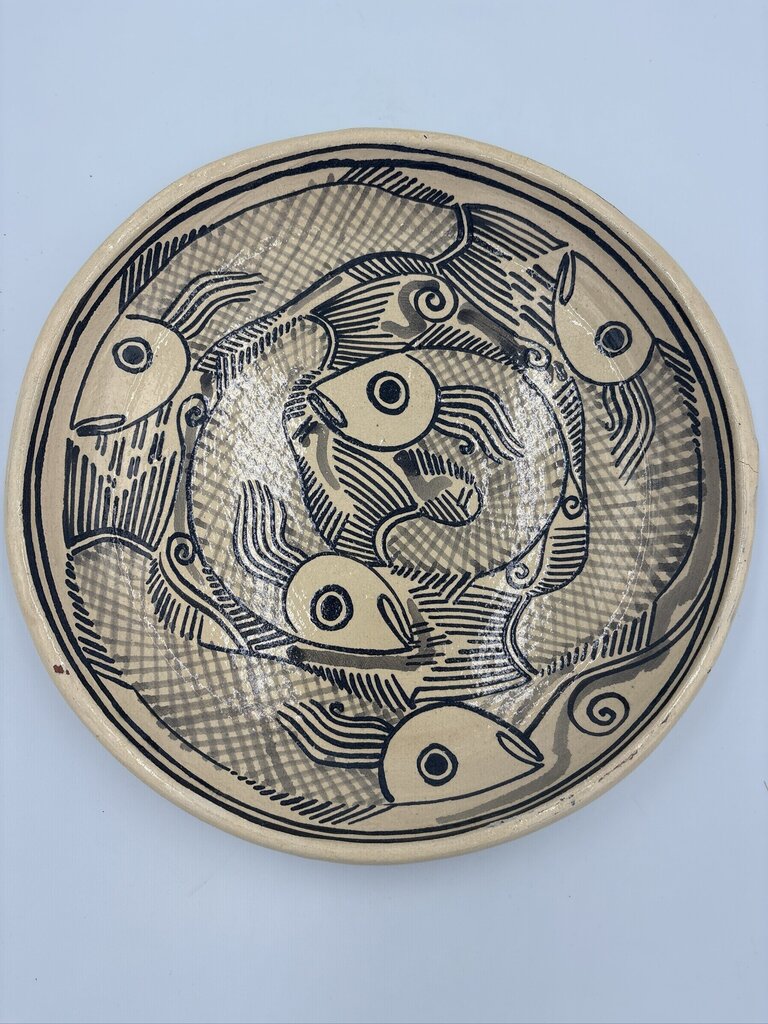 Luis Manuel Morales Mexican Ceramic Plates Set of 6 - 10.5X10.5X2