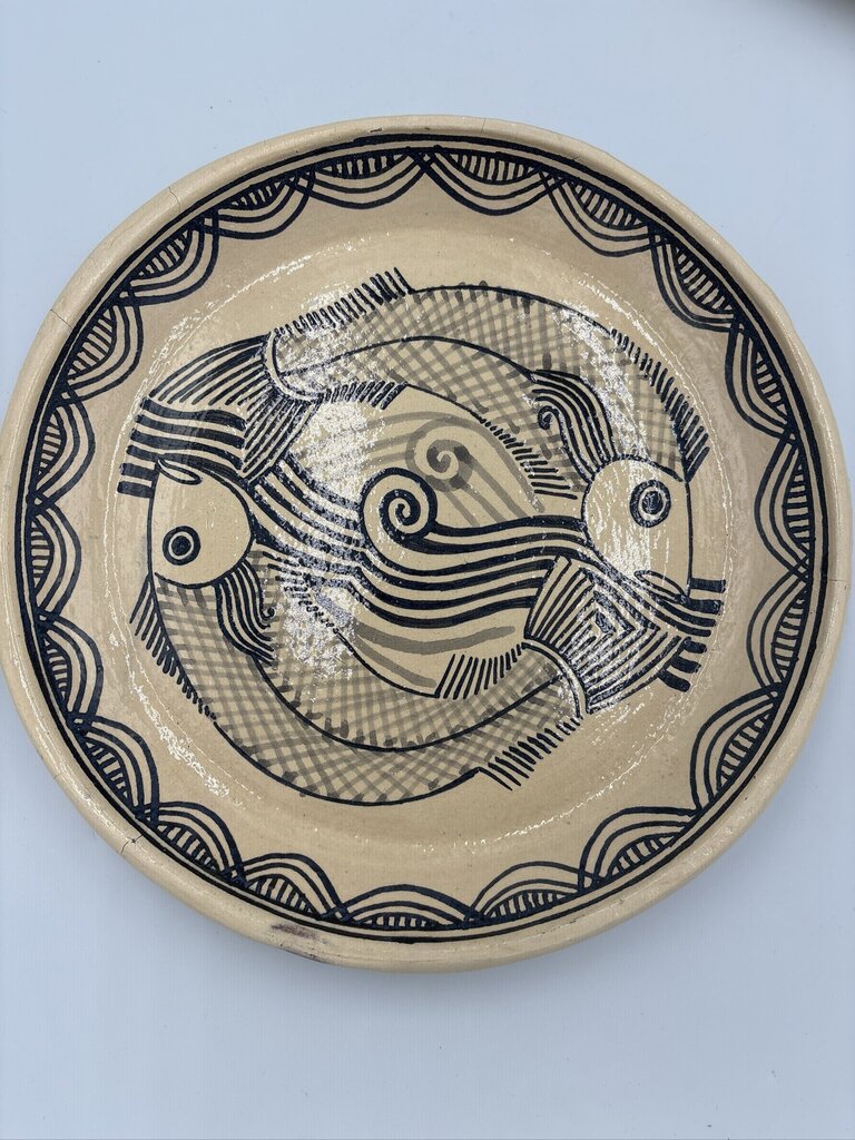 Luis Manuel Morales Mexican Ceramic Plates Set of 6 - 10.5X10.5X2
