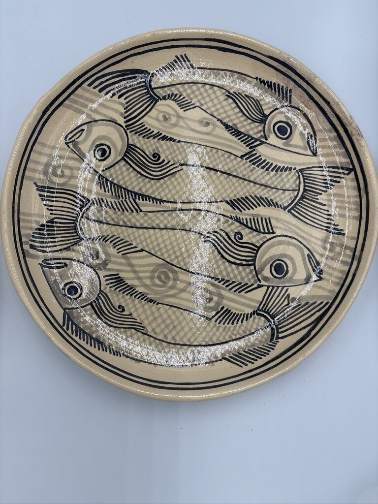 Luis Manuel Morales Mexican Ceramic Plates Set of 6 - 10.5X10.5X2