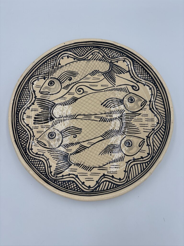Luis Manuel Morales Mexican Ceramic Plates Set of 6 - 10.5X10.5X2