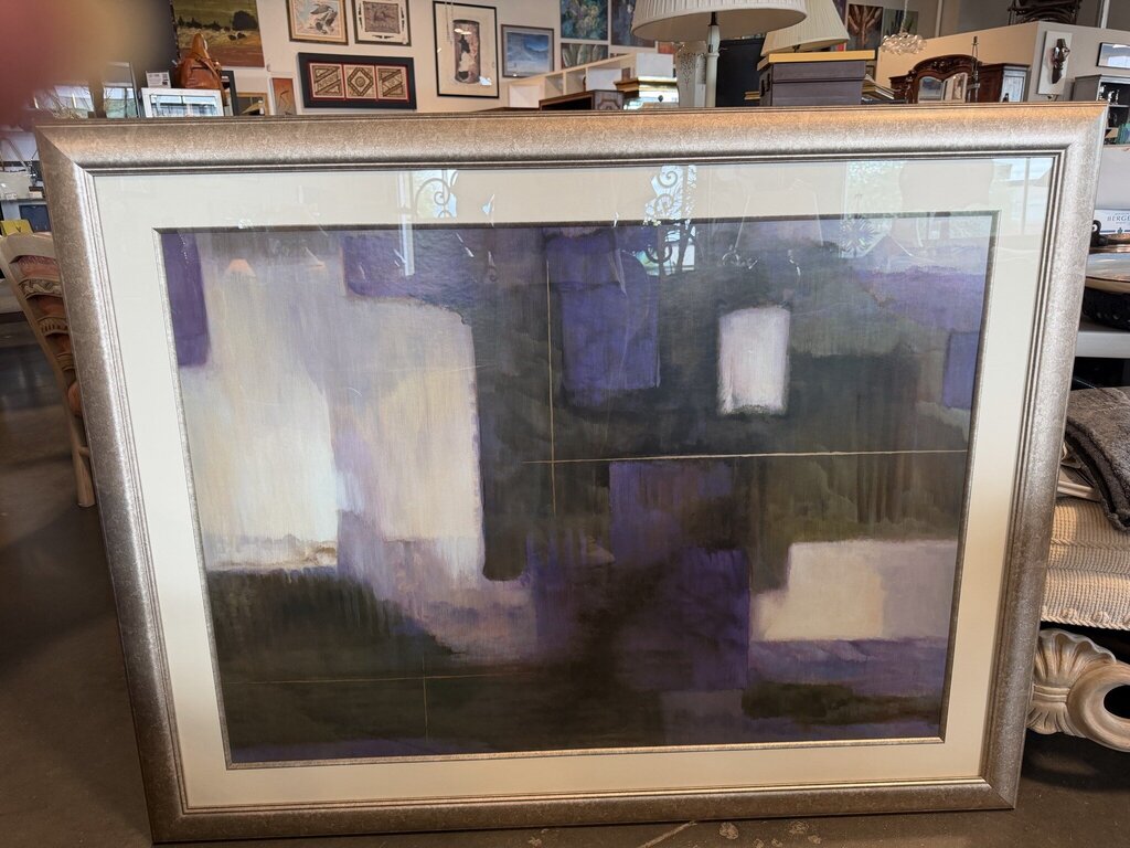 Metallic Framed Abstract Art- 59X46