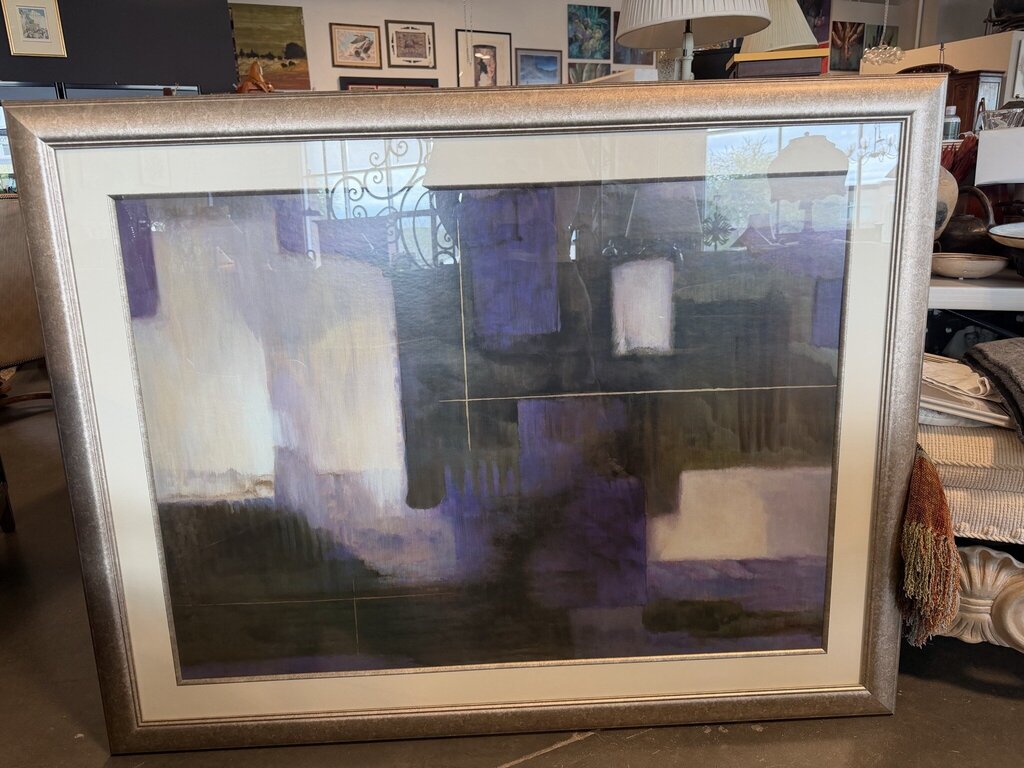 Metallic Framed Abstract Art- 59X46