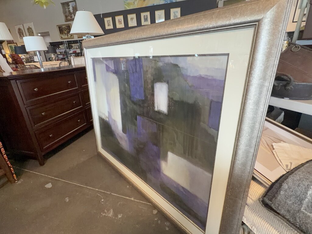 Metallic Framed Abstract Art- 59X46