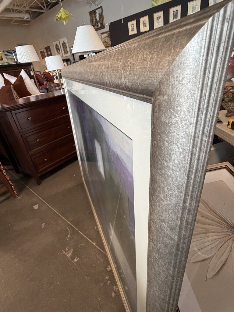 Metallic Framed Abstract Art- 59X46
