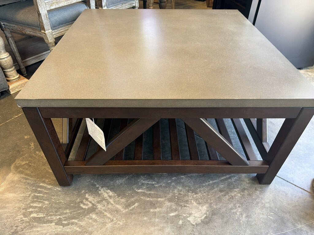 Kincaid Modern Mason Square Cocktail Table-38X38X19-AS IS