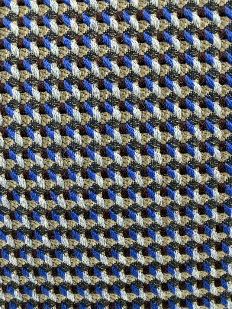 DWR Maharam Oxbow Pattern Blue Pillow- 17X17