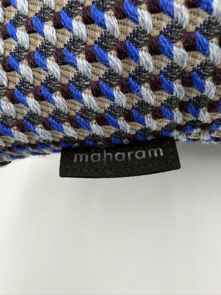 DWR Maharam Oxbow Pattern Blue Pillow- 17X17